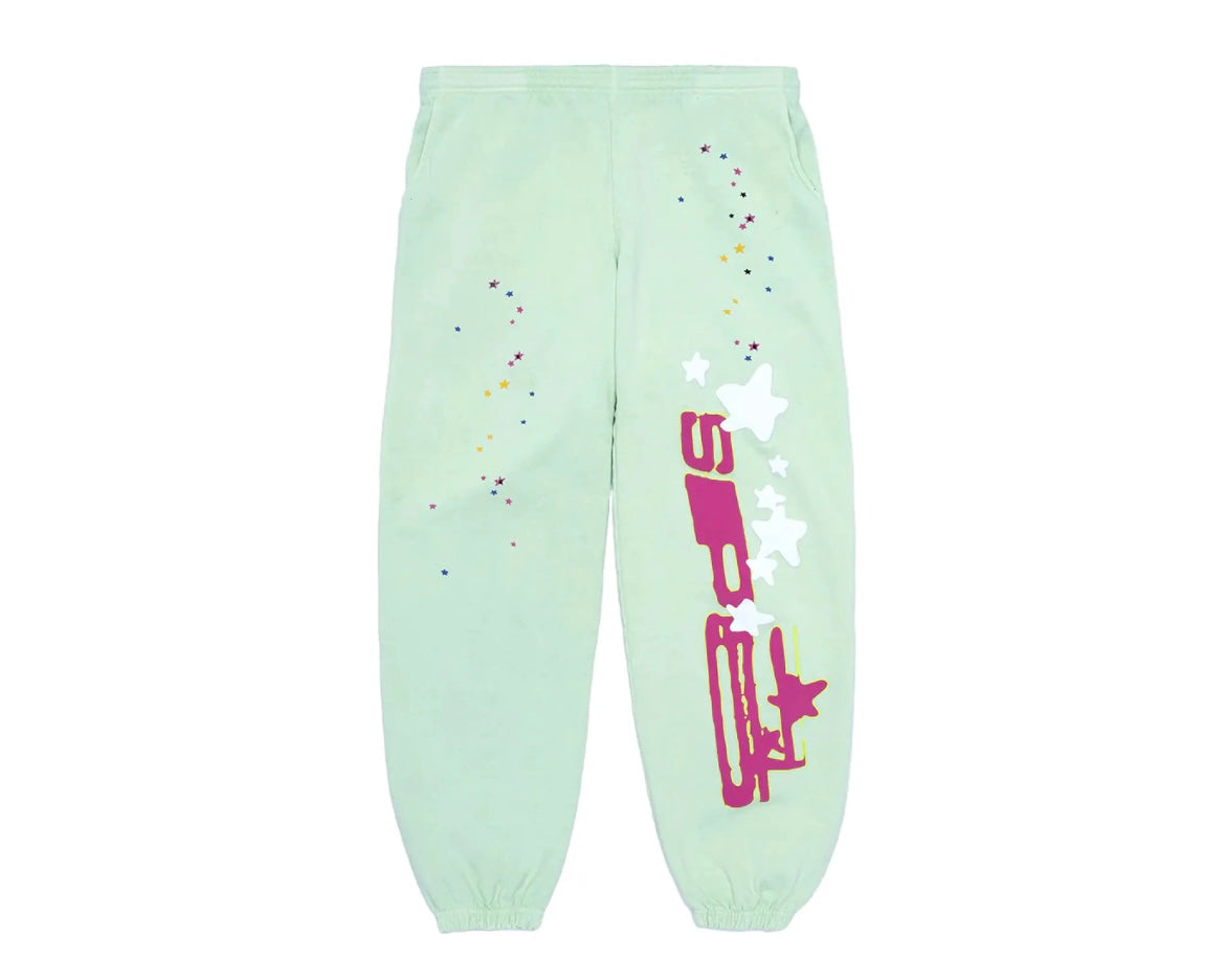 Sp5der Sweatpants "Mint"