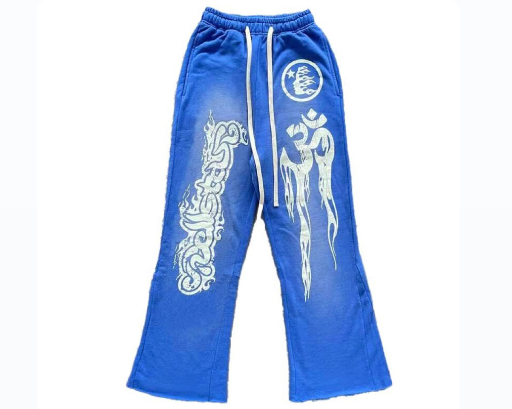 Hellstar Flare Pants "Blue Racer"