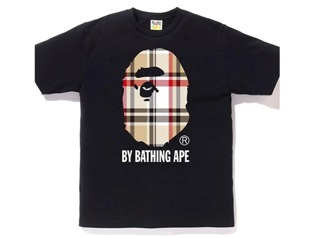 BAPE Burberry Big Ape Head "Black/Beige"