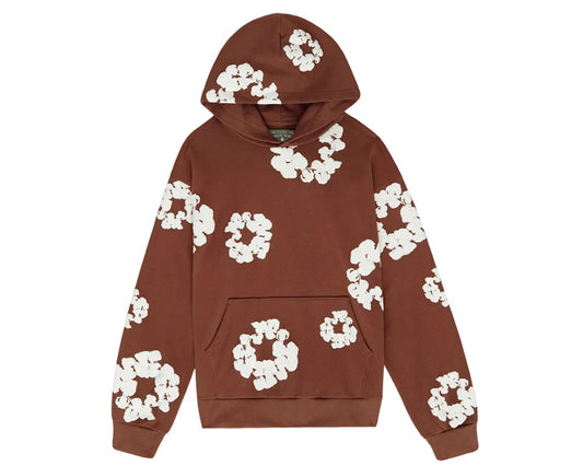 Denim Tears Hoodie "Wreath Brown"