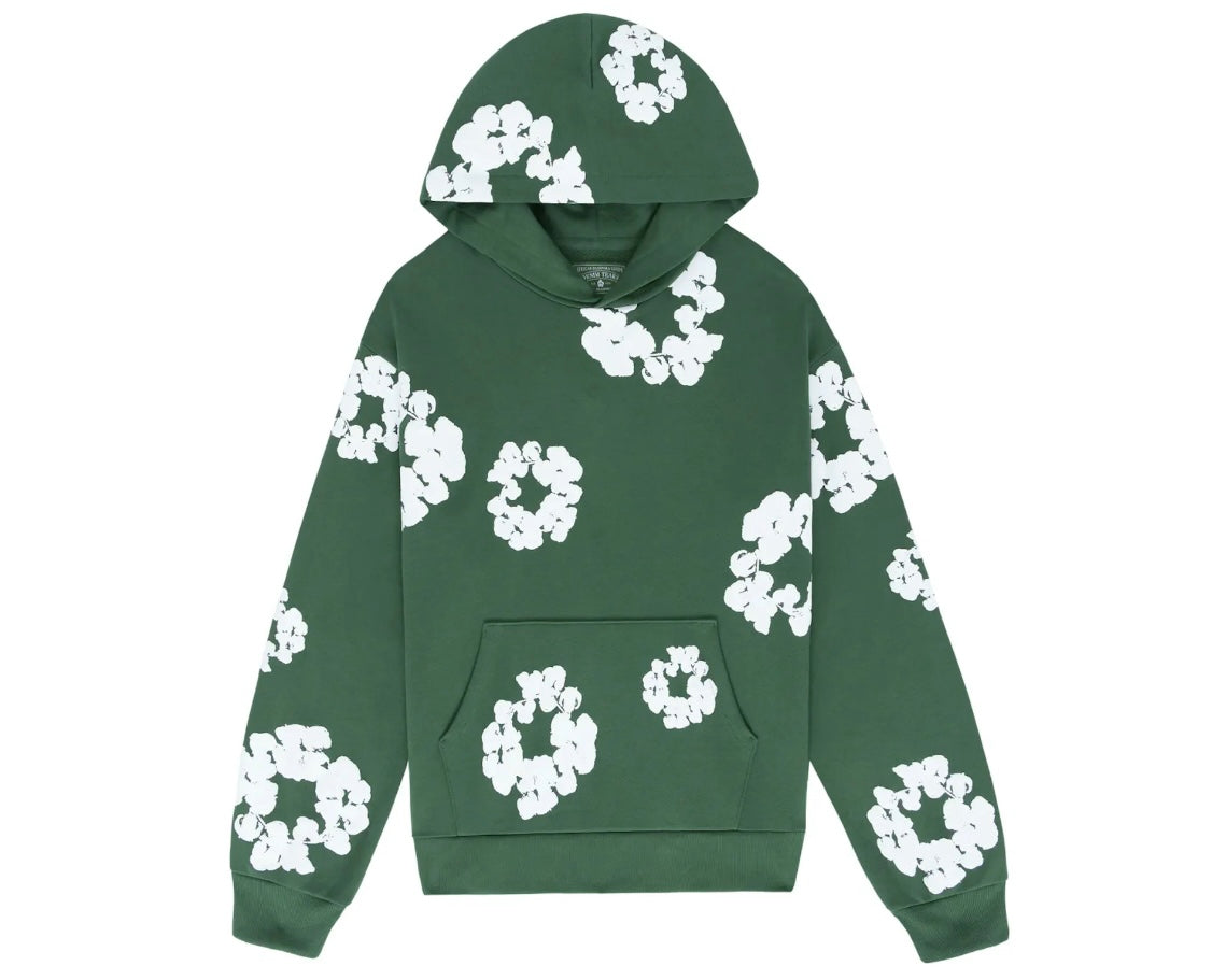 Denim Tears Hoodie "Wreath Green"