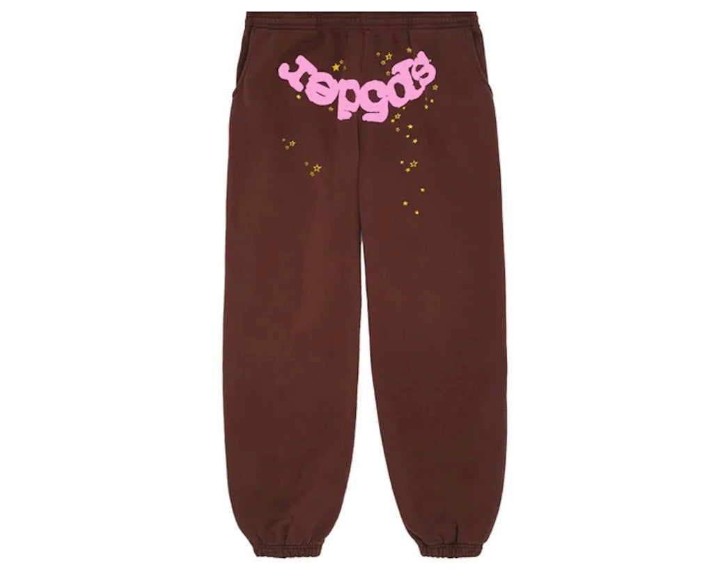 Sp5der Sweatpants "Brown"