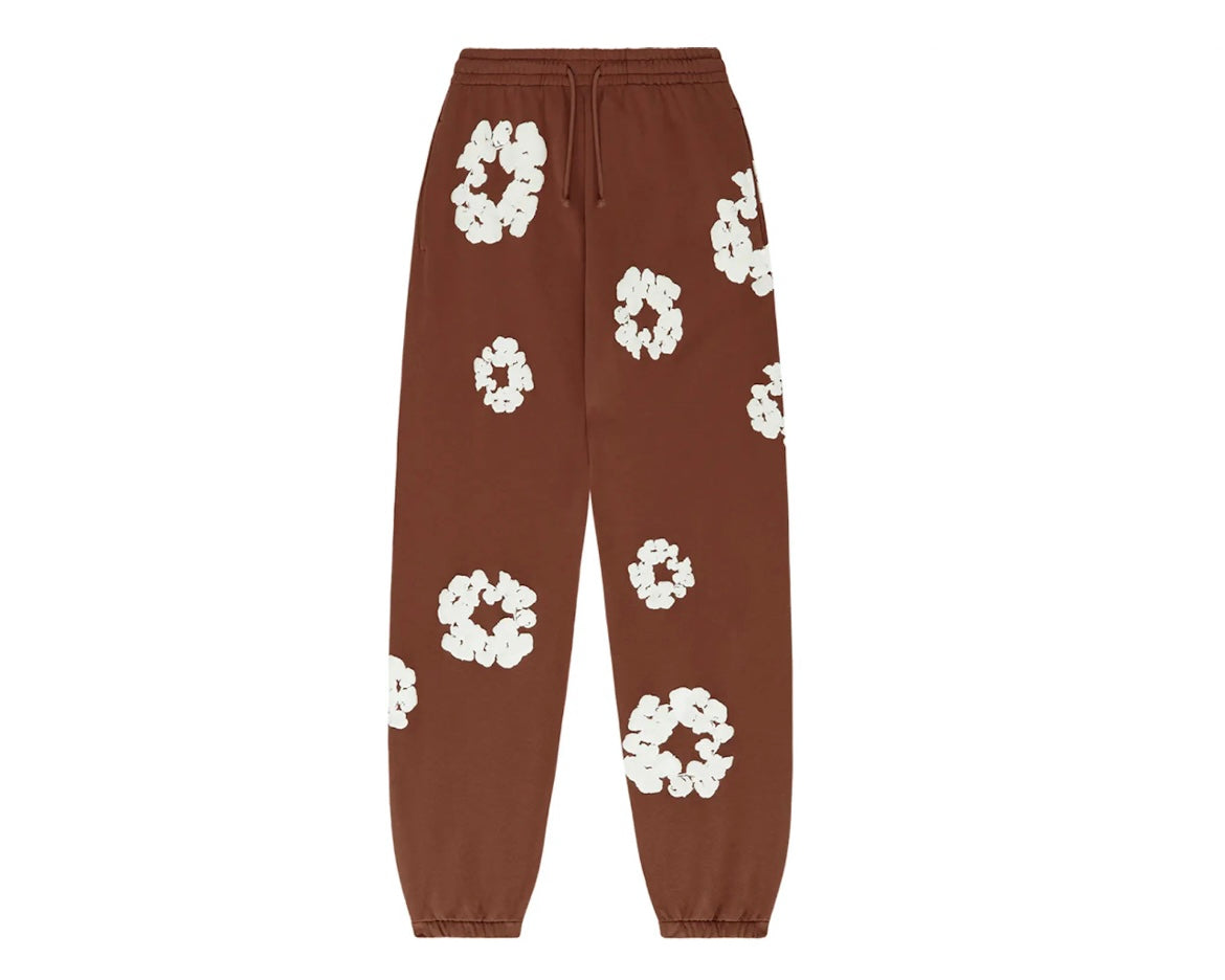 Denim Tears Sweatpants "Wreath Brown"