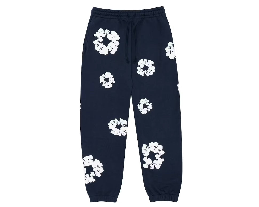 Denim Tears Sweatpants "Wreath Navy"