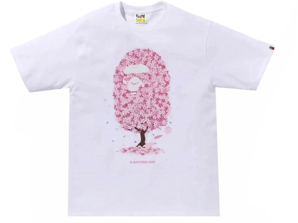 BAPE White/Pink Sakura (SS24)