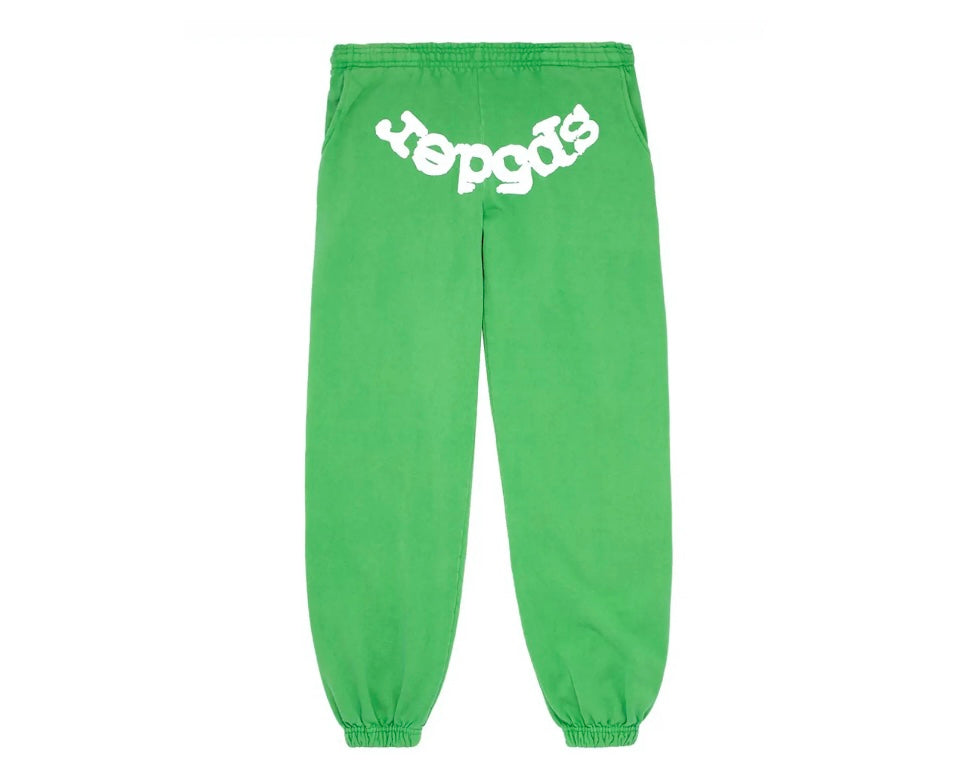 Sp5der Sweatpants "Slime Green"