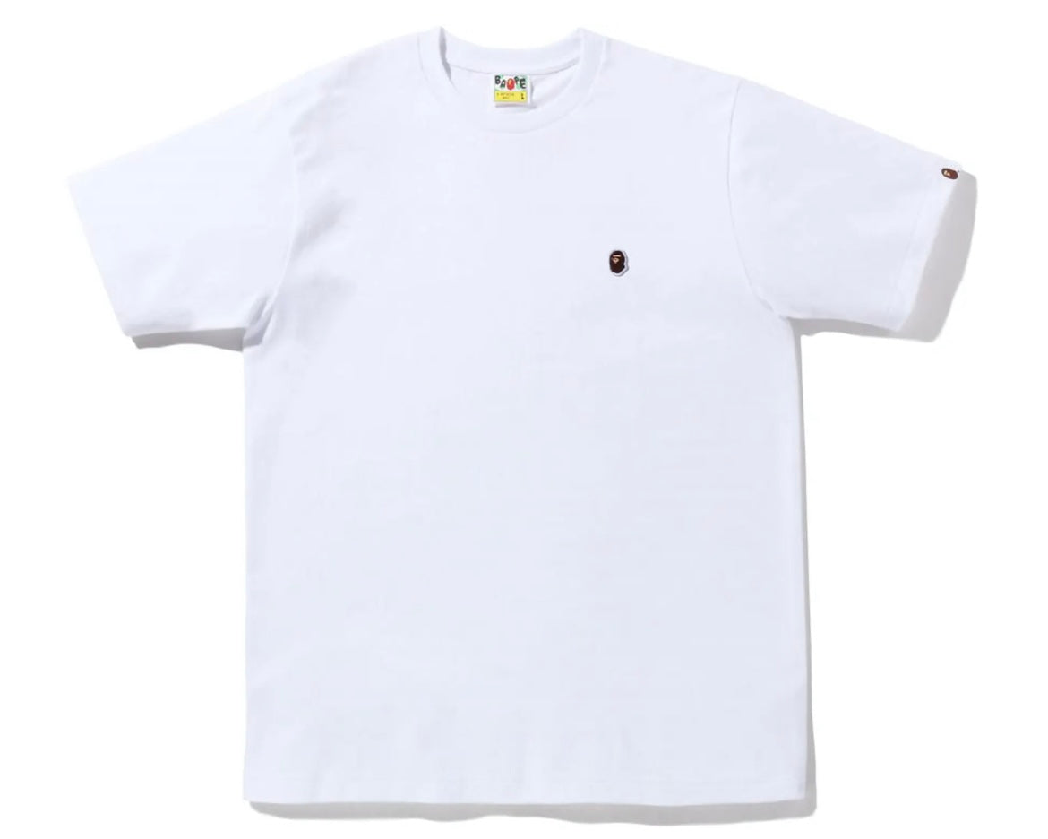 BAPE Ape Head One Point Tee "White"