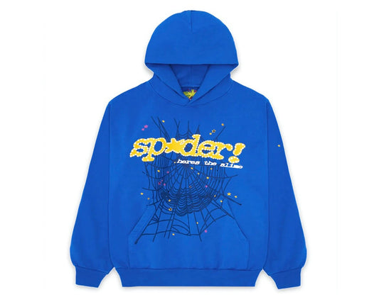 Sp5der Hoodie "TC Blue"