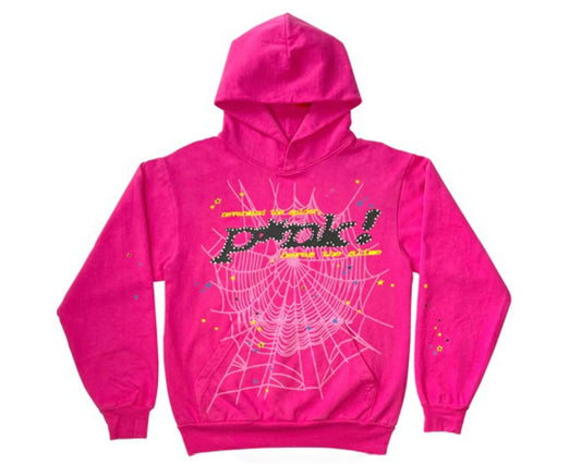 Sp5der Hoodie "P*NK Pink"