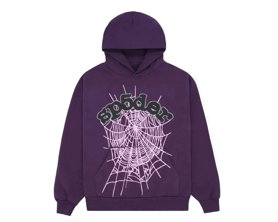 Sp5der Hoodie "Purple"