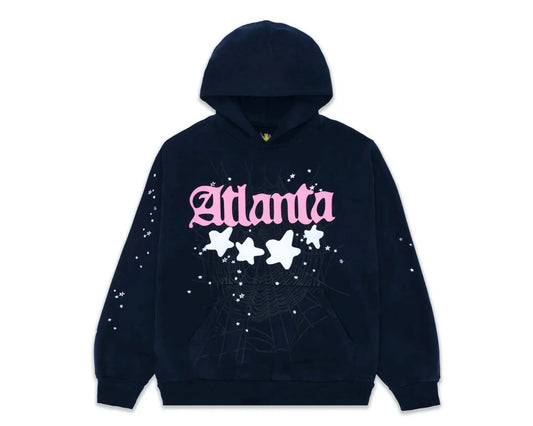 Sp5der Hoodie "Navy Atlanta"