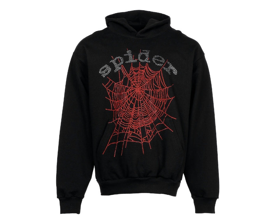 Sp5der Hoodie "OG Rhinestone"